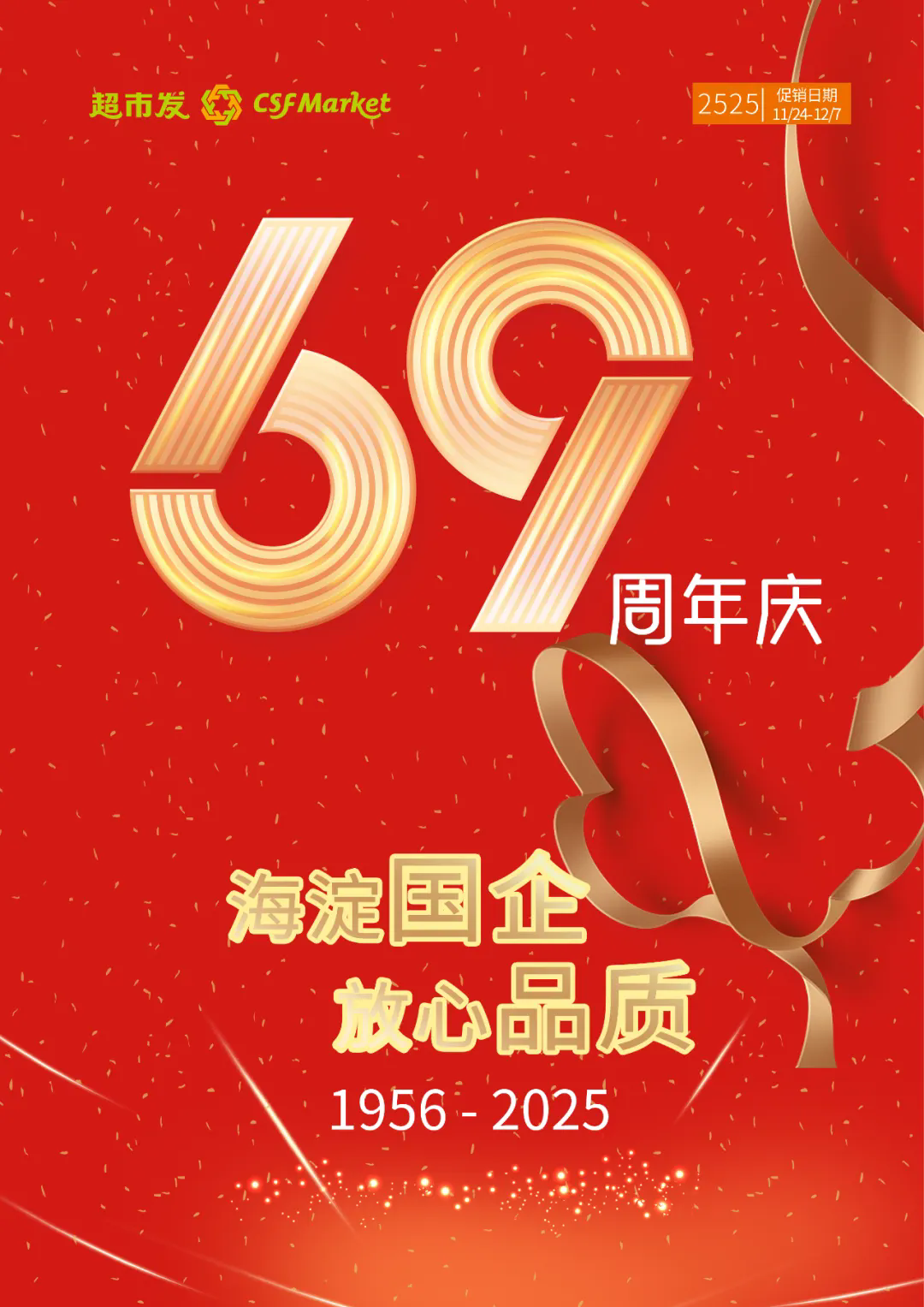 北京超市发超市促销海报（第2425期）